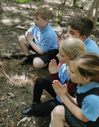 Primary school pupils in Flint