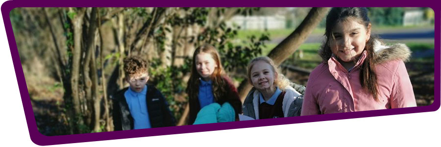 Primary school pupils at Venerable Edward Morgan School