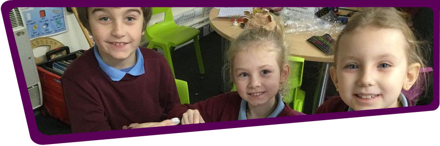 Primary school pupils at Venerable Edward Morgan School