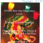 Chinese New Year Theme Day Menu
