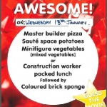 January Theme Day Menu